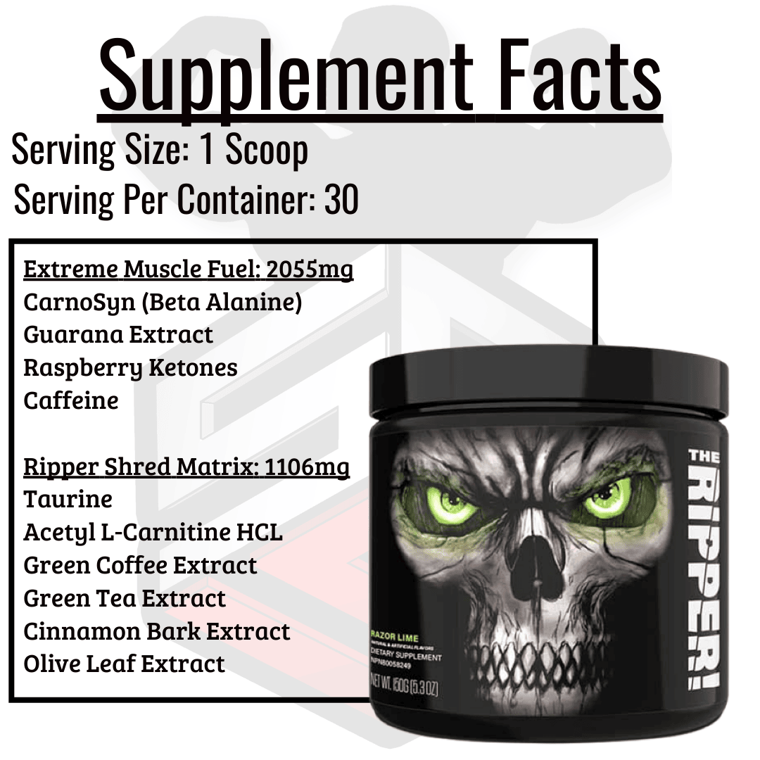 The Ripper Supplement Facts