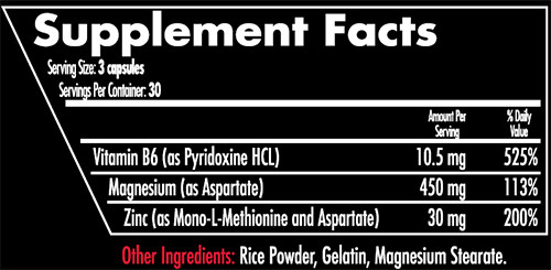 iForce ZMA Supplement Facts iForce ZMA Supplement Facts
