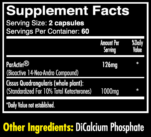 iForce Joint Help Supplement Facts