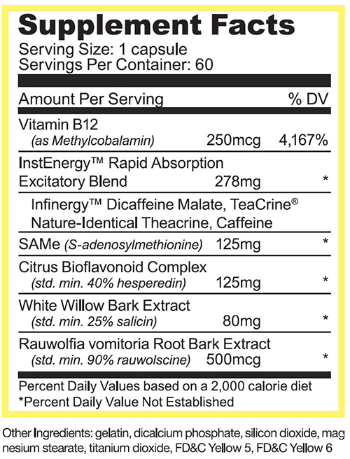 TheaTrim Supplement Facts