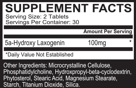 EPG Laxozome Max Supplement Facts EPG Laxozome Max Supplement Facts