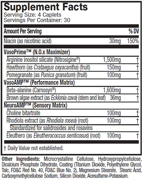 NanoX9 Supplement Facts