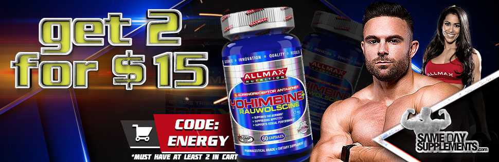 ALLMAX YOHIMBINE Deal banner