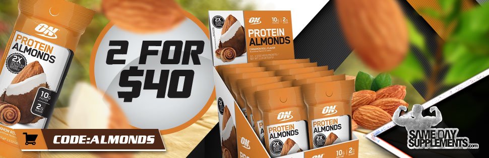 protein almonds Deal banner