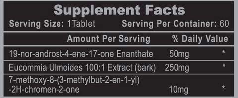 Osta Plex Supplement Facts Image