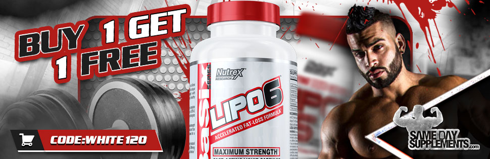 LIPO 6 WHITE 120 Deal banner