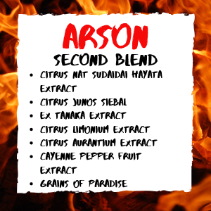 ARSON FAT BURNER SECOND BLEND