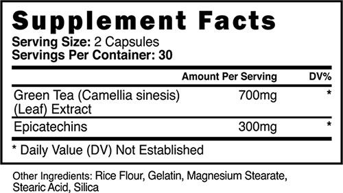 EpiCat Supplement Facts Image