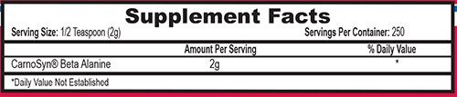 APS Beta Alanine Ingredients Image