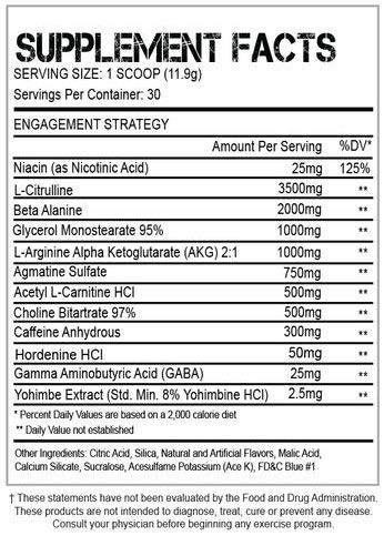 Execute Pre Workout Ingredients