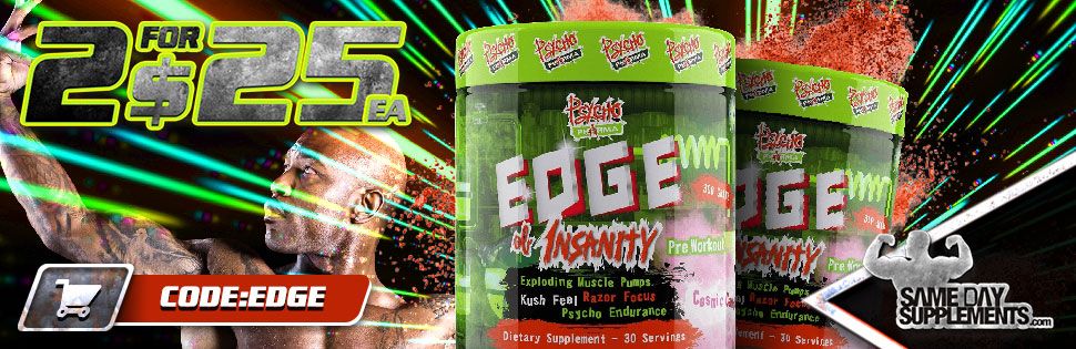 edge of insanity pre workout Deal banner