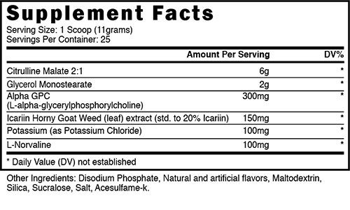 Hype Reloaded Ingredients Image