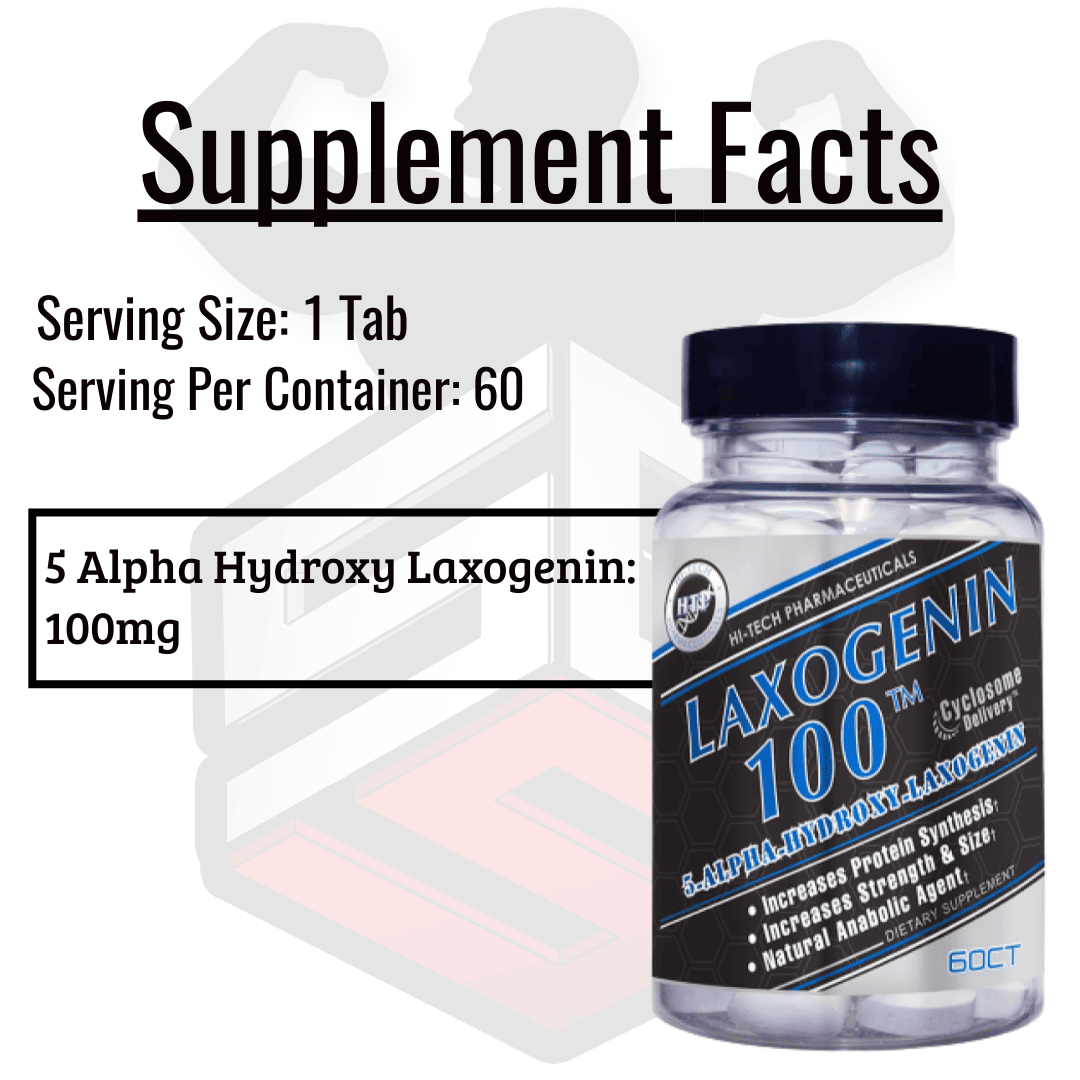 Laxogenin 100 Supplement Facts