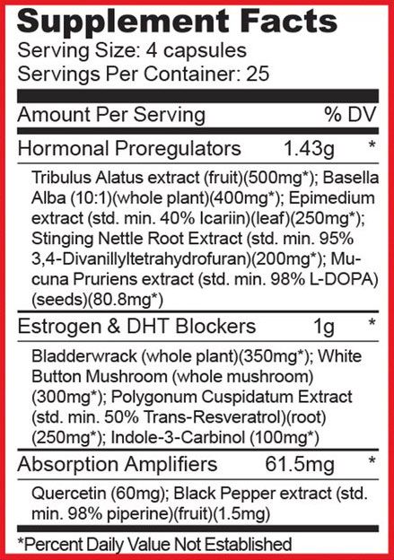 Purus Labs Recycle Supplement Facts