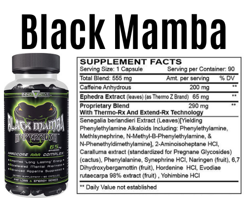 black mamba product + Label 