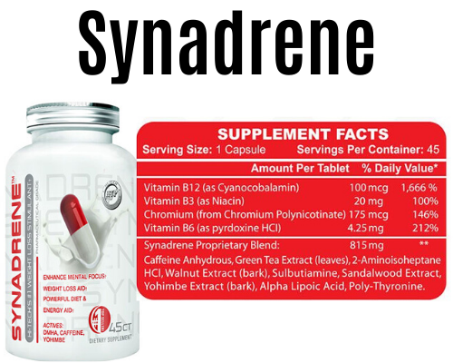 synadrene product + Label 