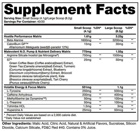 Venom Pre Workout (Buy 2 for 30 Each) Dragon Pharma