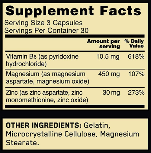 ZMA Night time recovery Optimum Nutrition