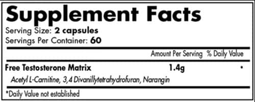 Testabolan New Supplement Facts