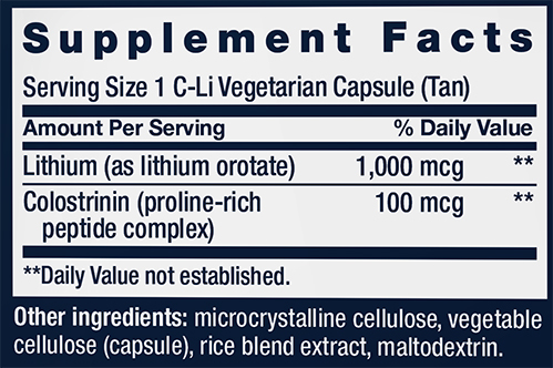 Life Extension Memory Protect Supplement Facts 1 Image