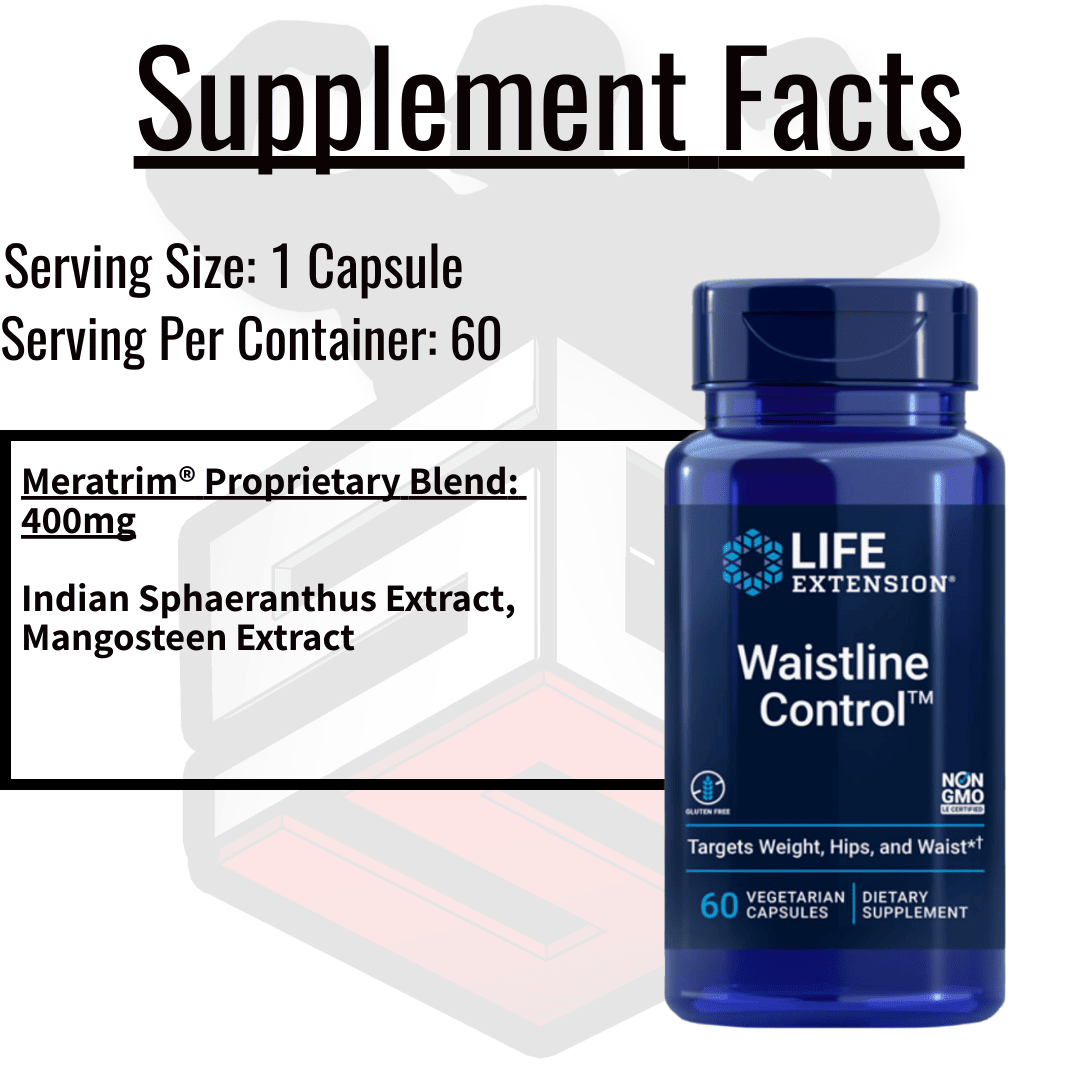 Waistline Control Supplement Facts