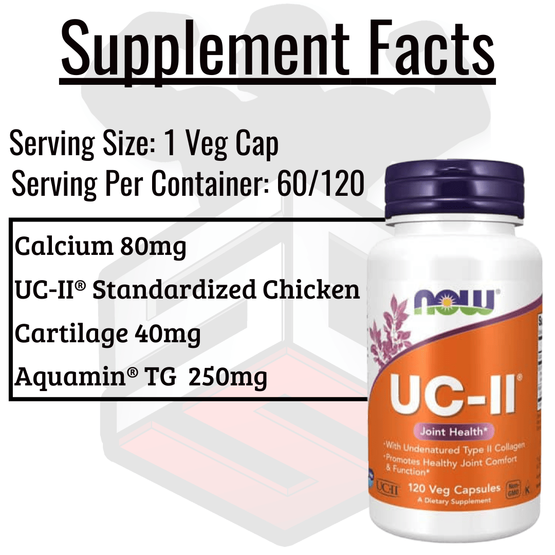NOW Foods UC-II Sup facts