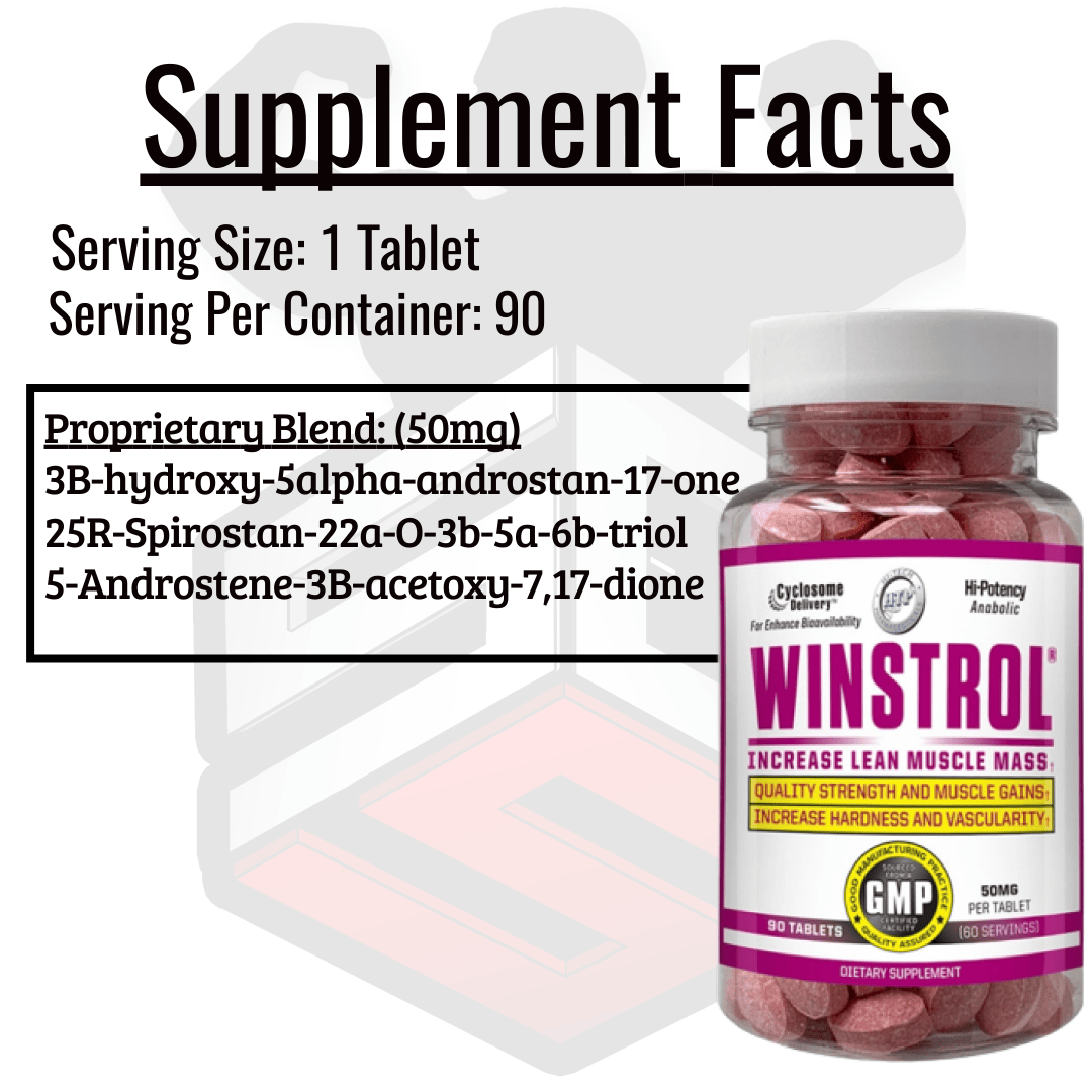 Winstrol Supplement Facts