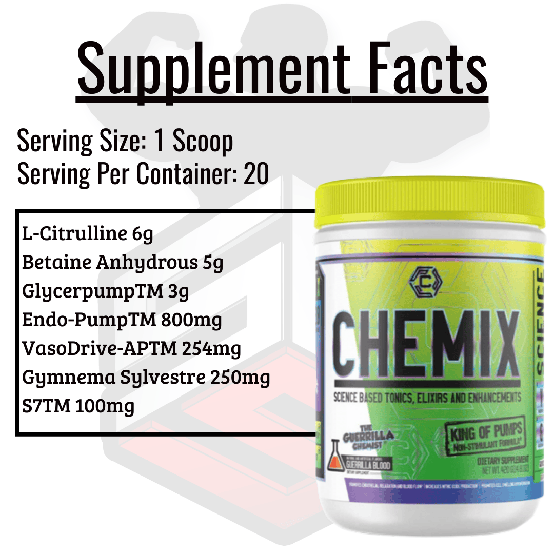 King of Pumps Supplement Facts