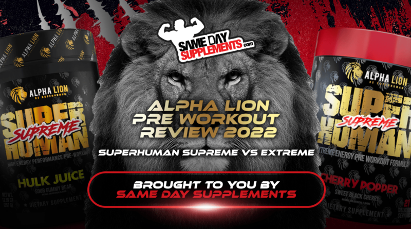 Alpha Lion Superhuman Pre-Workout - Sour Gummy Bear