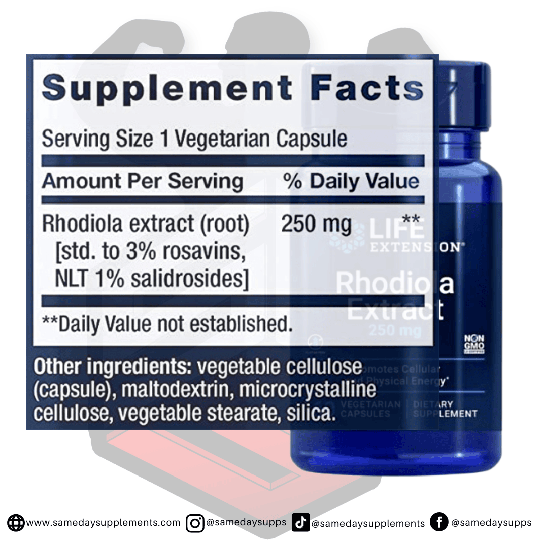 Life Extension Rhodiola Extract