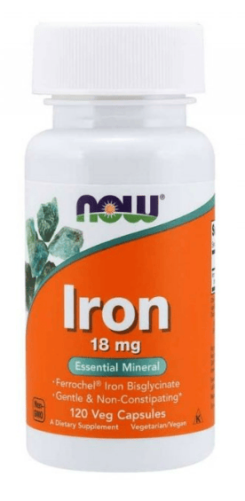 NOW Iron (Veg Capsules)