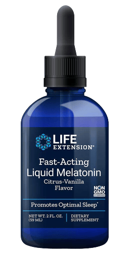 Life Extension Liquid Melatonin - Fast Acting - Citrus Vanilla - 2 fl oz