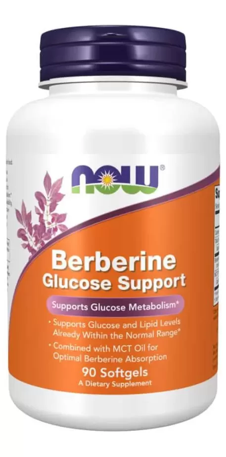 NOW Berberine Glucose Support - 90 Softgels