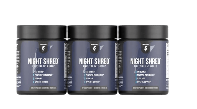 Night Shred Fat Burner 3 Bottles