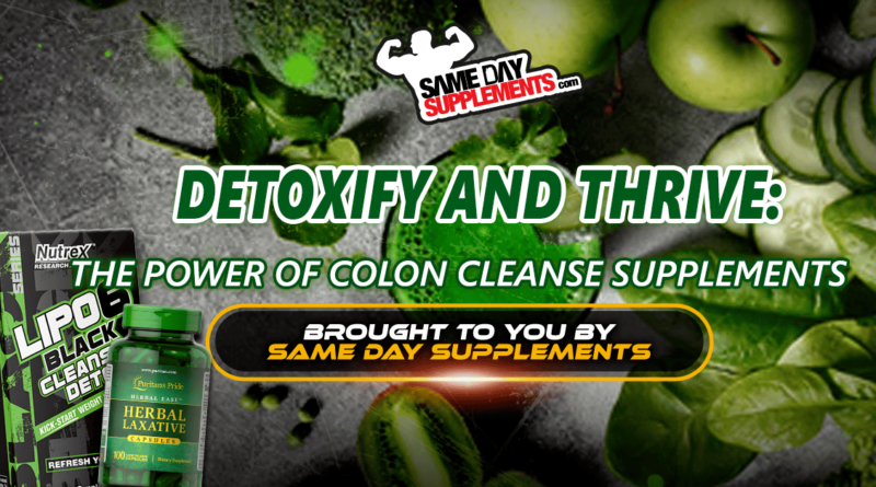Colon Cleanse Supplement Banner
