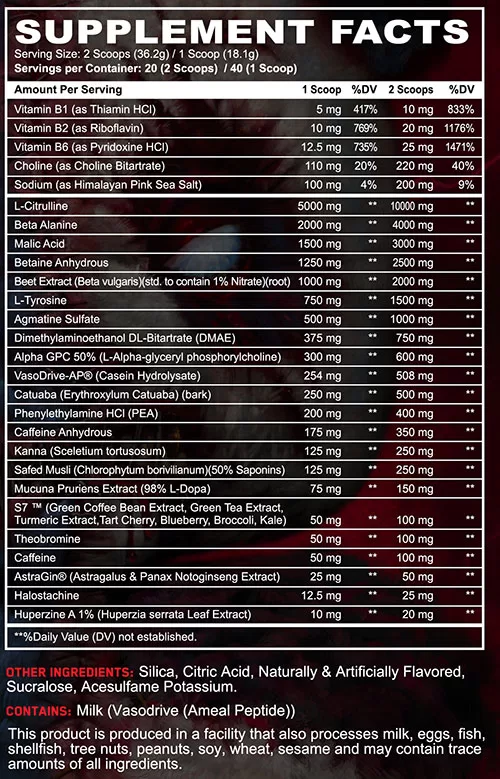 Sinister Pre Workout Panda Supps Black Magic Supply Collab