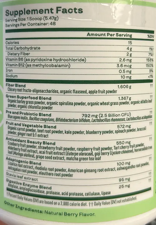 Bloom Greens & Superfoods – Orange Passionfruit, 25 Servings, EXP 2027 – 100% Real