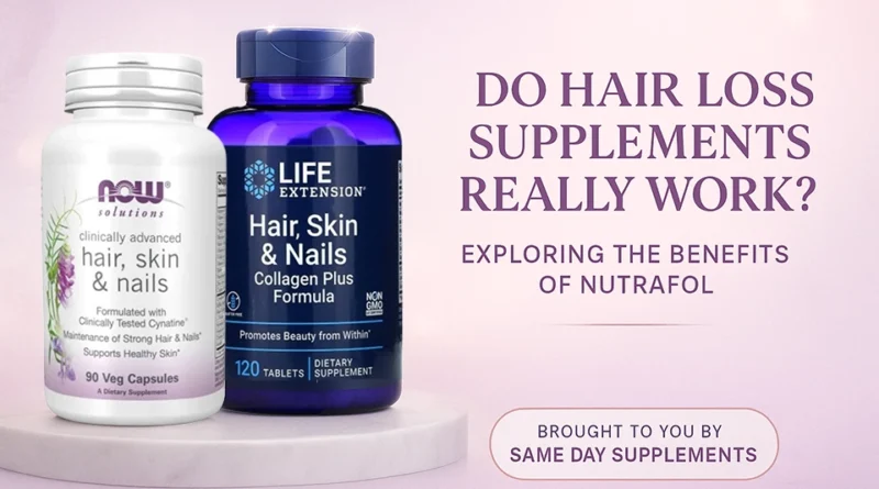 Nutrafol Hair Supplement Banner