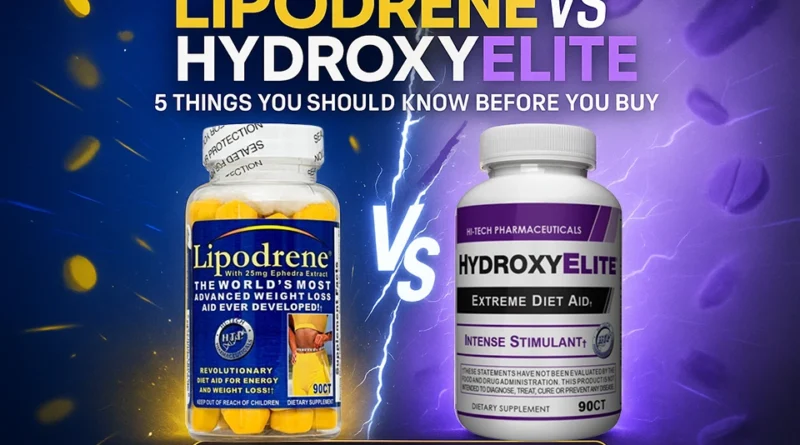 Lipodrene vs Hydroxyelite blog banner