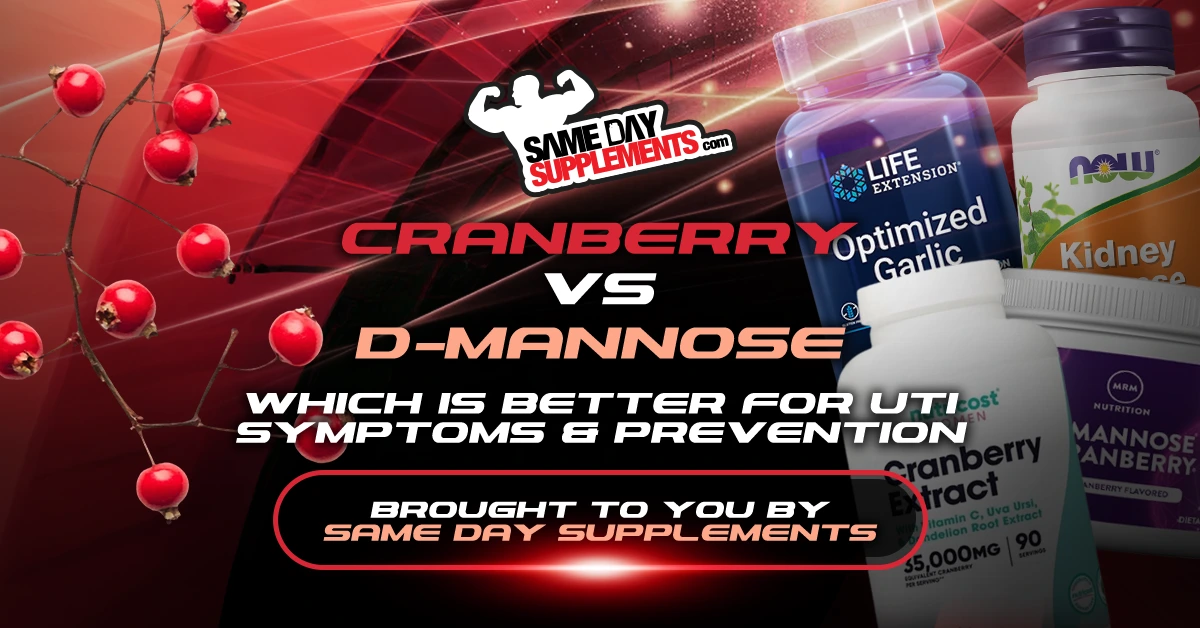 View of UTI Symptoms Relief & Prevention With Cranberry vs. D-Mannose