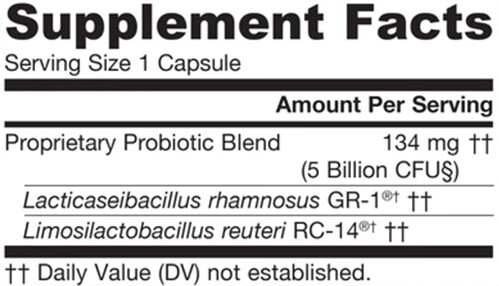 Jarrow Formulas Fem Dophilus Supplement Facts