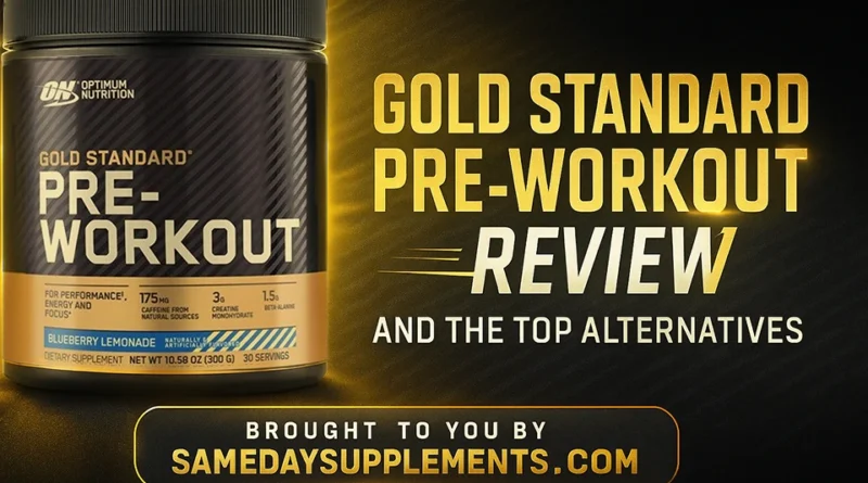 Gold Standard Pre-Workout Review Banner