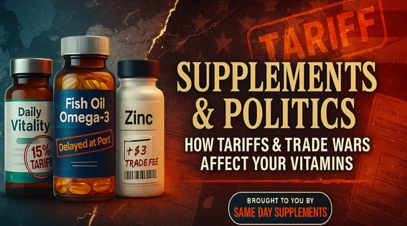 Supplements and politics banner