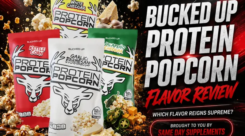 Bucked up popcorn blog banner