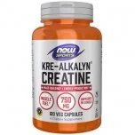 NOW Kre Alkalyn Creatine - 750 mg - 120 Veg Caps bottle image