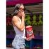 Bucked Up Athlete Eating the new Bucked Up Protein Popcorn