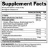 Black Magic BZRK Pre Workout Supplement Facts Image