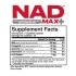 Metabolic Nutrition NAD MAX+ Supplement Facts