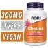 NOW Choline - 300 mg - 100 Veg Capsules Bottle Image