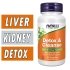 NOW Detox and Cleanse - 90 Capsules Bottle Image